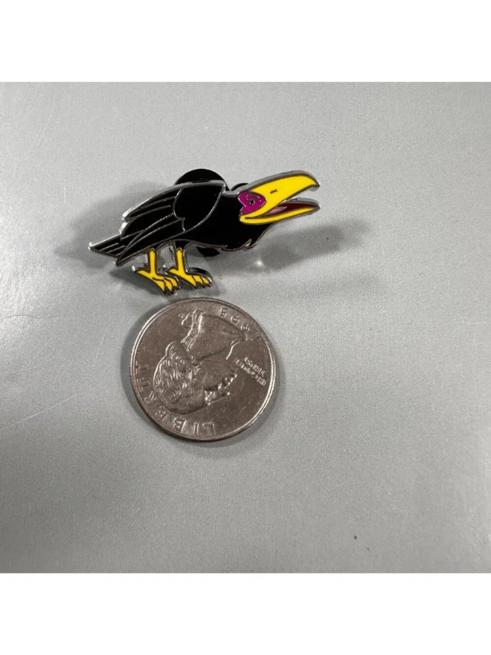 Disney Maleficent Crow Trading Pin Diablo Villain Sleeping Beauty Brooch Badge